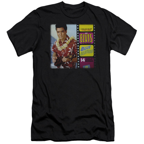 Image for Elvis Presley Premium Canvas Premium Shirt - Blue Hawaii Album
