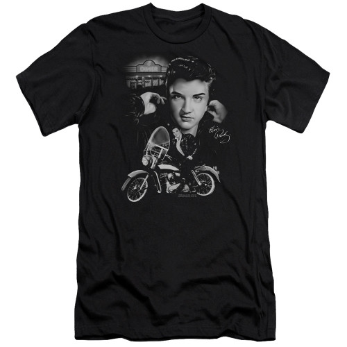 Image for Elvis Presley Premium Canvas Premium Shirt - The King Rides Again