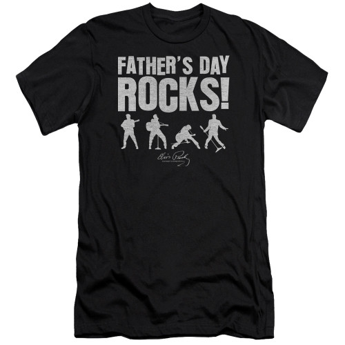 Image for Elvis Presley Premium Canvas Premium Shirt - Father's Day Rocks