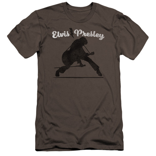 Image for Elvis Presley Premium Canvas Premium Shirt - Overprint on Charcoal