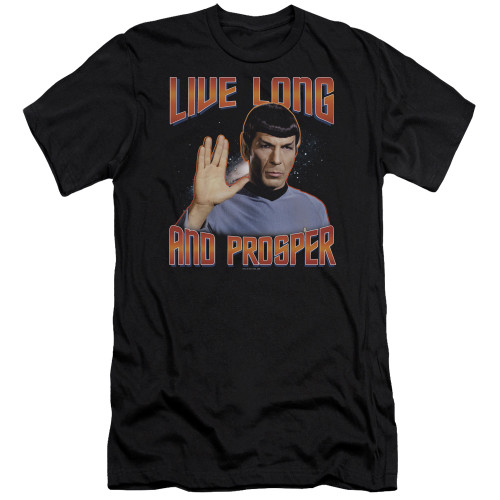Image for Star Trek Premium Canvas Premium Shirt - Live Long and Prosper
