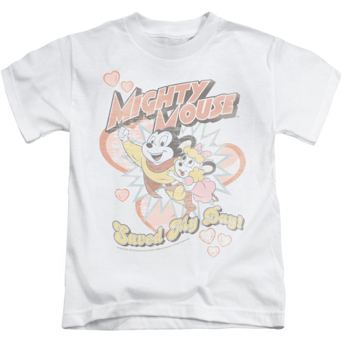 Image for Mighty Mouse Kids T-Shirt - Saved My Day!