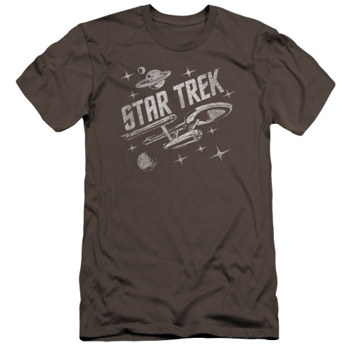 Image for Star Trek Premium Canvas Premium Shirt - Through Space