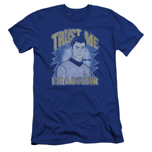 Image for Star Trek Premium Canvas Premium Shirt - Trust Me. I'm a Doctor