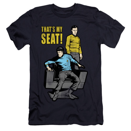 Image for Star Trek the Original Series Premium Canvas Premium Shirt - My Seat