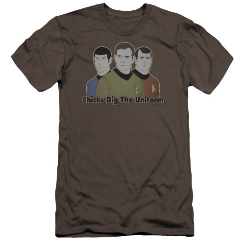 Image for Star Trek Premium Canvas Premium Shirt - Chicks Dig the Uniform