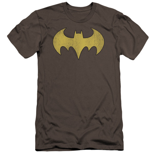 Image for Batgirl Premium Canvas Premium Shirt - Batgirl Logo Distressed