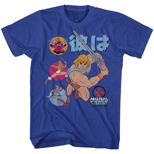 Image for Masters of the Universe T-Shirt - He-Man Japan Blue