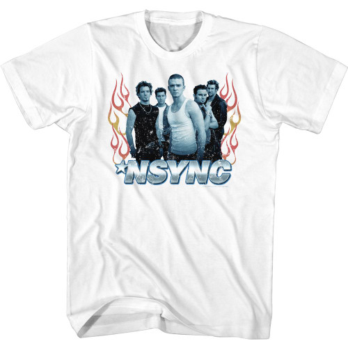 Image for NSYNC T-Shirt - Flames