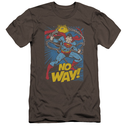 Image for Superman Premium Canvas Premium Shirt - No Way