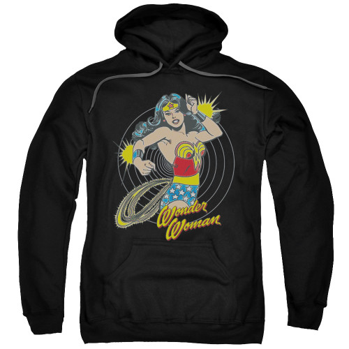 Image for Wonder Woman Hoodie - Spinning on Black
