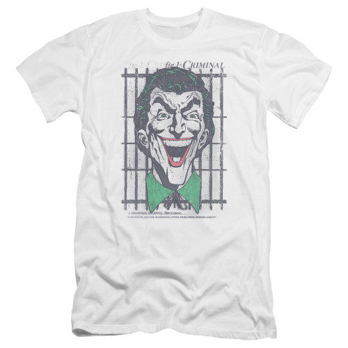 Image for Batman Premium Canvas Premium Shirt - Joker Criminal