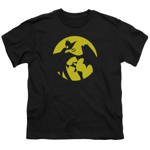 Image for Batman Youth T-Shirt - Spotlight Silhouette