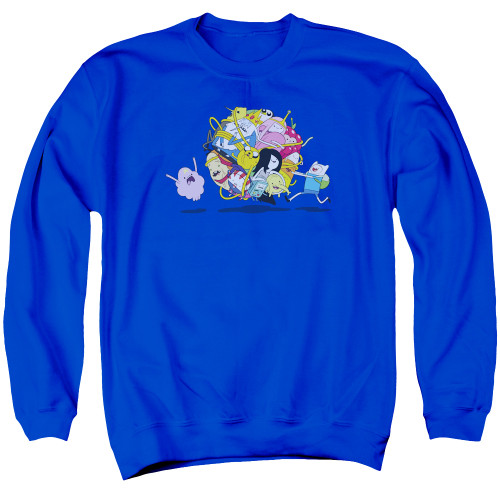 Image for Adventure Time Crewneck - Glob Ball on Royal