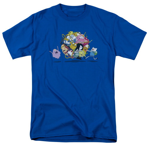 Image for Adventure Time T-Shirt - Glob Ball on Royal