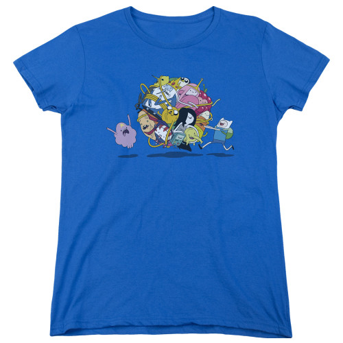 Image for Adventure Time Woman's T-Shirt - Glob Ball on Royal