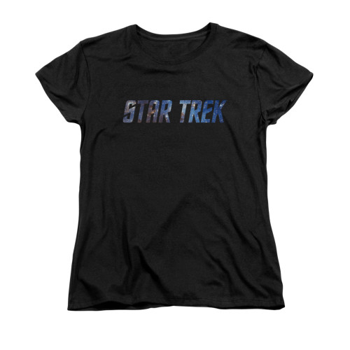 Image for Star Trek Womans T-Shirt - Space Logo