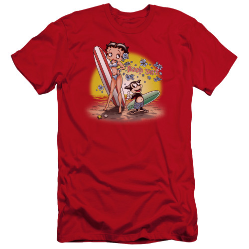 Image for Betty Boop Premium Canvas Premium Shirt - Boop Surf