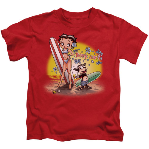 Image for Betty Boop Kids T-Shirt - Boop Surf