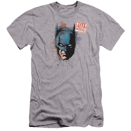 Image for Batman Premium Canvas Premium Shirt - Hello
