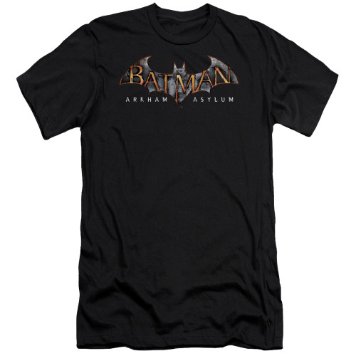 Image for Batman Premium Canvas Premium Shirt - Arkham Asylum Logo