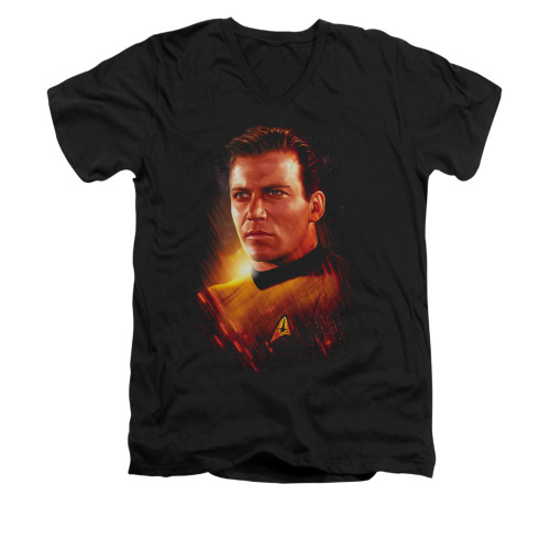 Image for Star Trek V Neck T-Shirt - Epic Kirk