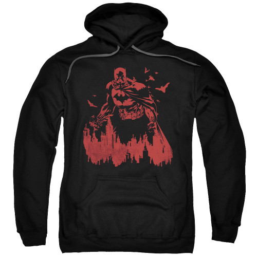 Image for Batman Hoodie - Red Knight Bats