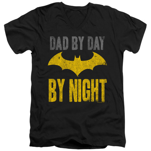 Image for Batman T-Shirt - V Neck - Dad by Day