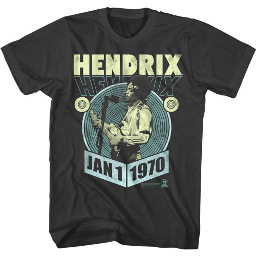 Image for Jimi Hendrix T-Shirt - January 1970