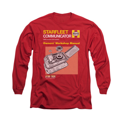 Image for Star Trek Long Sleeve Shirt - Haynes Communicator Owners Manual