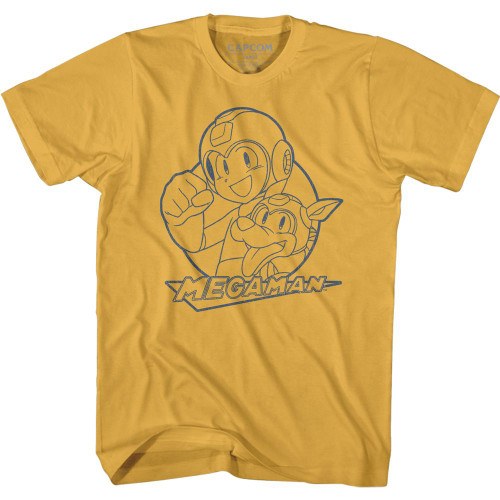 Image for Mega Man Mega and Rush T-Shirt