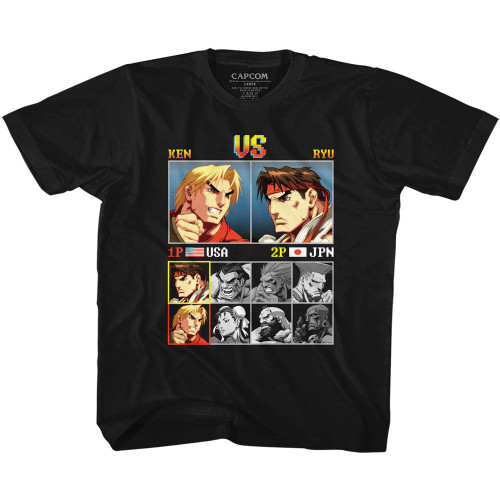 Image for Street Fighter Key vs Ryu Toddler T-Shirt