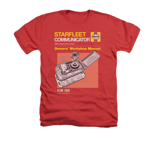 Image for Star Trek Heather T-Shirt - Haynes Communicator Owners Manual