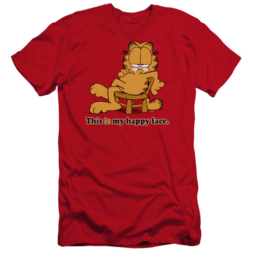 Image for Garfield Premium Canvas Premium Shirt - Happy Face