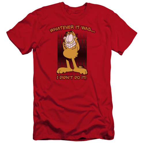 Image for Garfield Premium Canvas Premium Shirt - I Didn't Do It