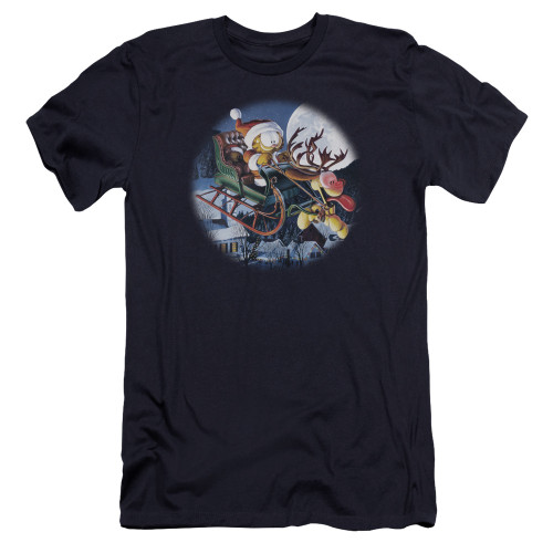 image for Garfield Premium Canvas Premium Shirt - Moonlight Ride