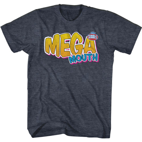 Tootsie Roll Heather T Shirt - Mega Mouth Logo