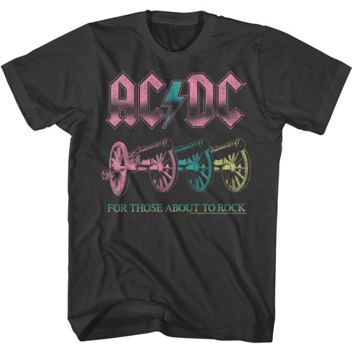 AC/DC T-Shirt - Colorful Cannons