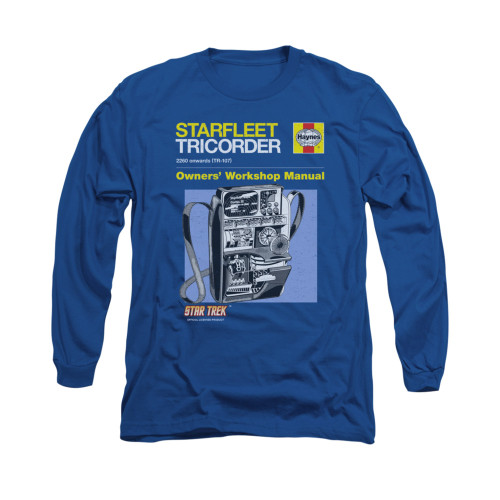 Image for Star Trek Long Sleeve Shirt - Haynes Tricorder Owners Manual