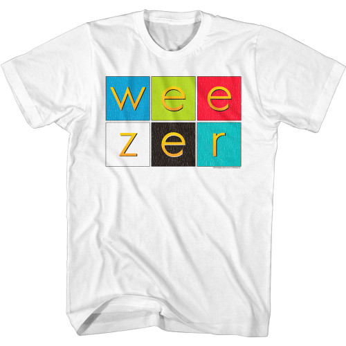 Weezer T-Shirt - Album Color Squares