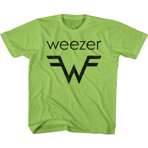 Weezer Weezer and W Logo Toddler T-Shirt