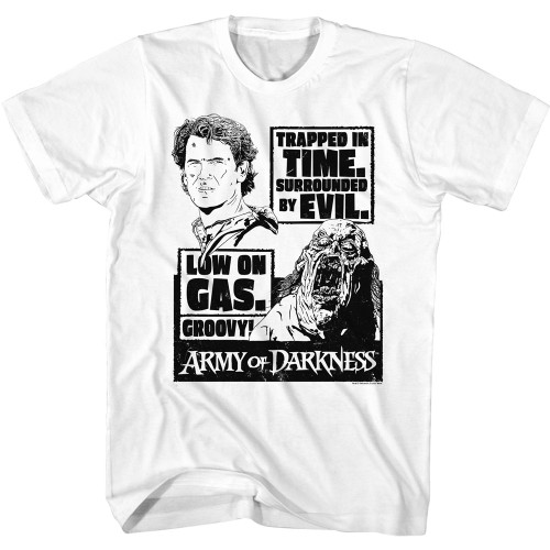 Army of Darkness T-Shirt - Ash and Pit Witch Sketch