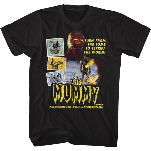 Hammer Horror T-Shirt - Mummy With Photographs