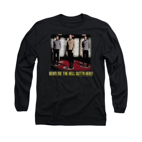 Image for Star Trek Long Sleeve Shirt - Beam Me the Hell Out of Here