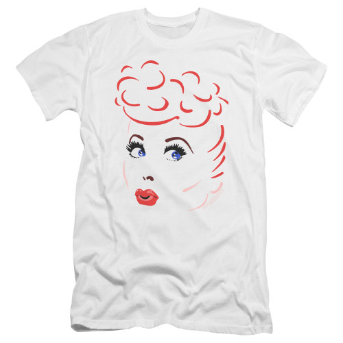 I Love Lucy Premium Canvas Premium Shirt - Lines Face