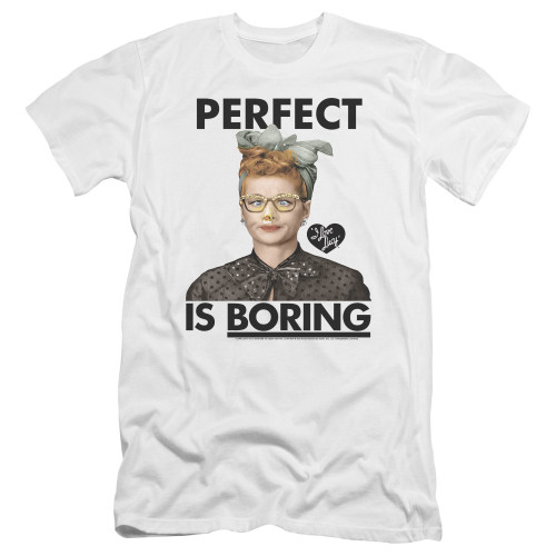 I Love Lucy Premium Canvas Premium Shirt - Perfect is Boring