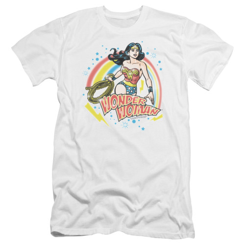 Justice League of America Premium Canvas Premium Shirt - Wonder Woman Airbrush