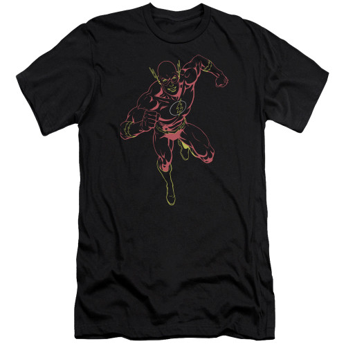 Justice League of America Premium Canvas Premium Shirt - Neon Flash