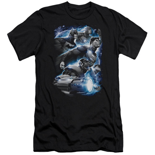 Justice League of America Premium Canvas Premium Shirt - Atmospheric
