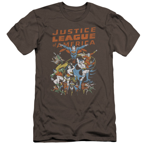 Justice League of America Premium Canvas Premium Shirt - Big Group